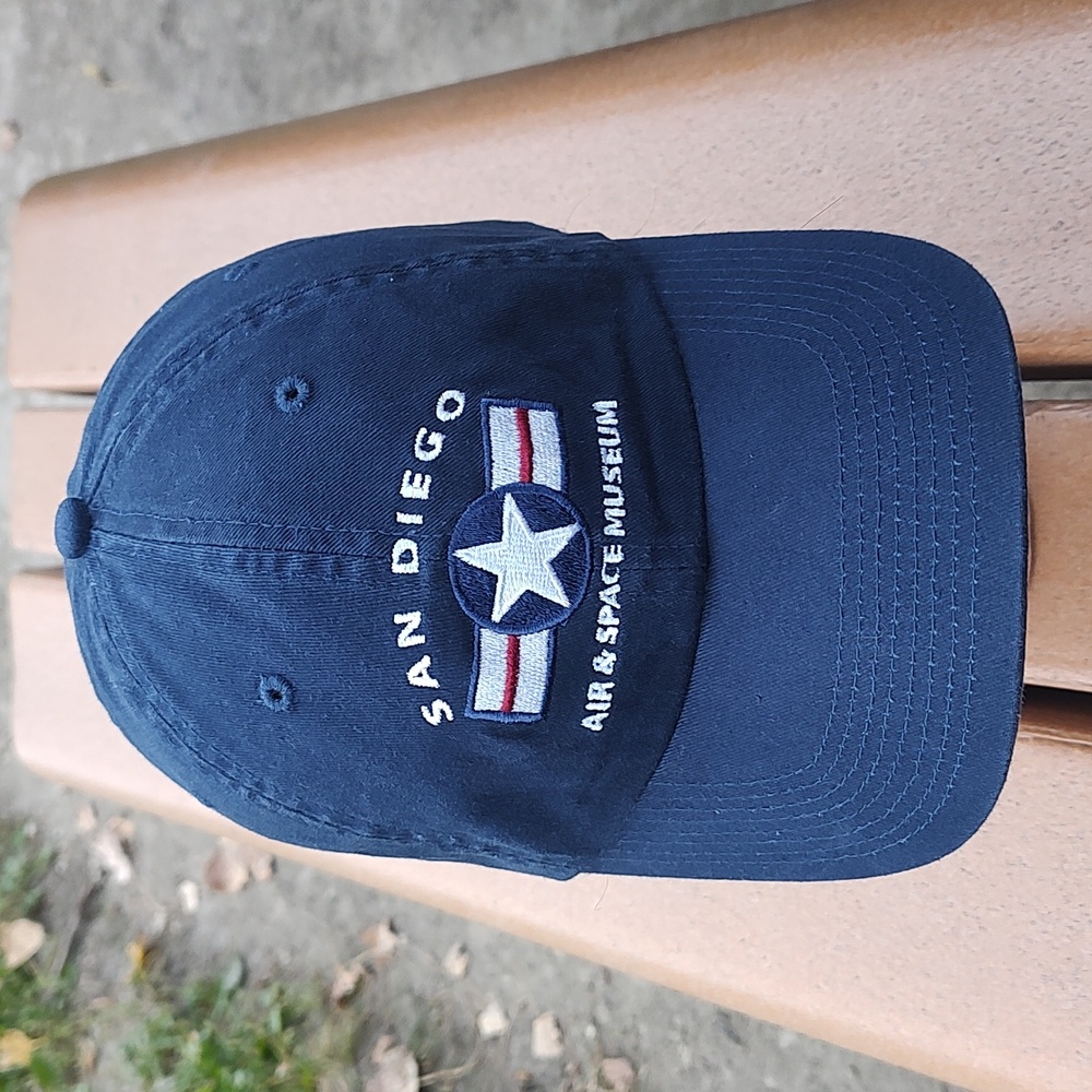 San Diego Air & Space Museum Embroidered Strapback Cap Hat